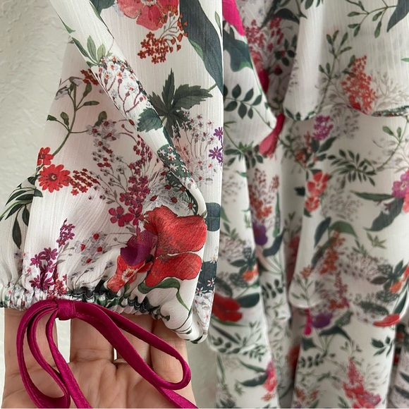 Ted Baker Millii Dress Size 6 Floral Tiered Midi Party Wedding Resort Garden - Picture 7 of 16